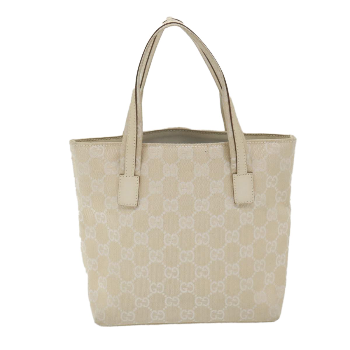 Gucci GG Canvas Bag Canvas, BEIGE, CANVAS, Handbag