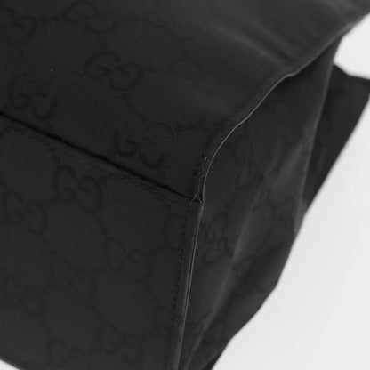 Gucci Bamboo tote bag Canvas, BLACK, CANVAS, Tote bag