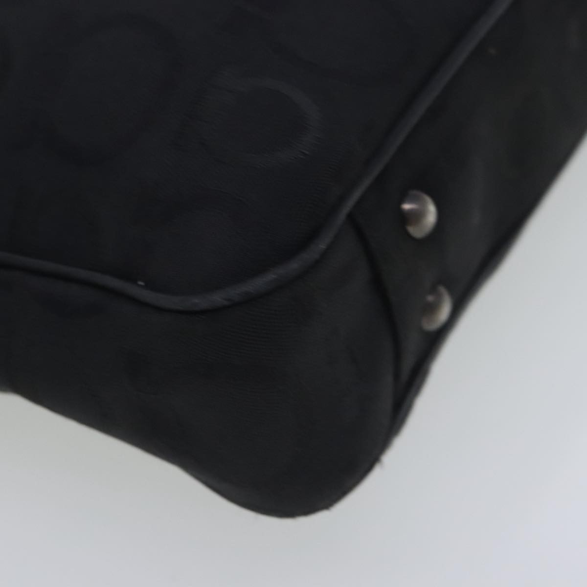 Salvatore Ferragamo Gancini Tote Gancini Canvas, BLACK, CANVAS, Tote bag