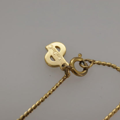 Christian Dior CD Pendant Necklace Gold-plated, GOLD, GOLD_PLATED, Necklace