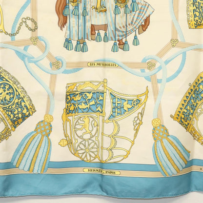 Hermes Carré 90 Silk multicolor, BLUE, SILK, Scarve & shawl