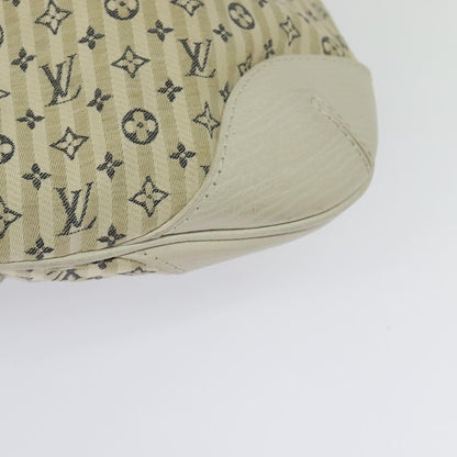 Louis Vuitton Marina Handbag Mini Lin Croisette, BEIGE, CANVAS, Handbag