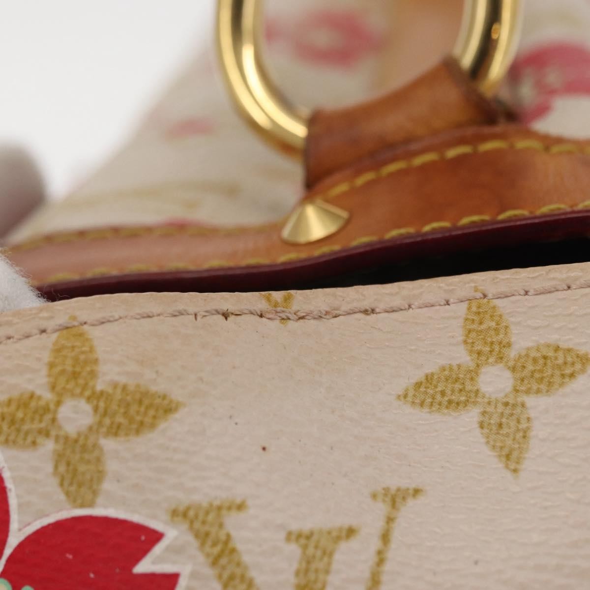 Louis Vuitton Retro Bag Limited Edition Cherry Blossom Monogram, WHITE, CANVAS, Handbag