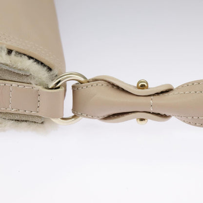 Salvatore Ferragamo Gancini Shoulder Bag Leather, PINK, LEATHER, Shoulder bag