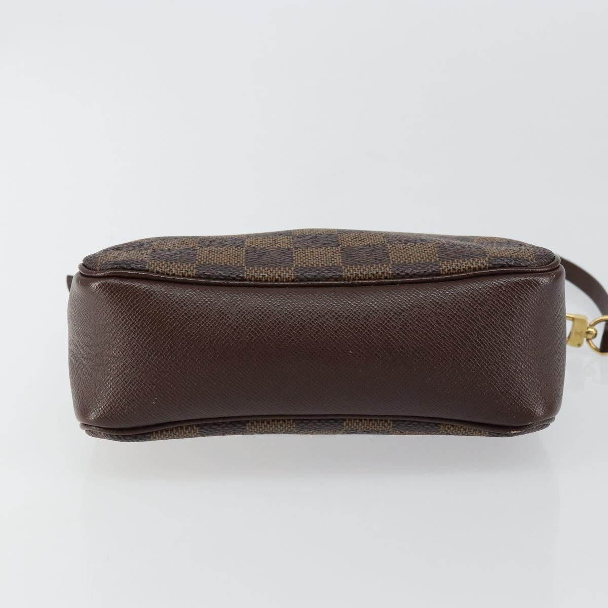 Louis Vuitton Trousse Make Up Bag Damier, BROWN, CANVAS, Clutche & pouche