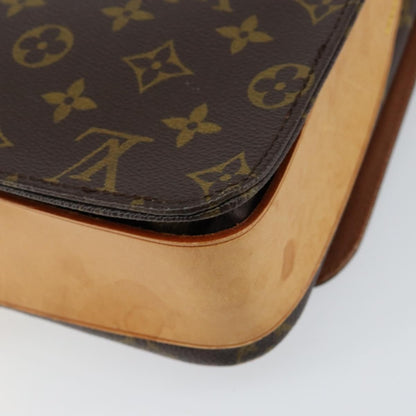 Louis Vuitton Cartouchiere Handbag Monogram Canvas, BROWN, CANVAS, Shoulder bag