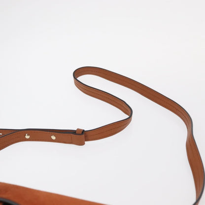 Chloe Faye Shoulder Bag Leather and Suede, BROWN, SUEDE, Shoulder bag