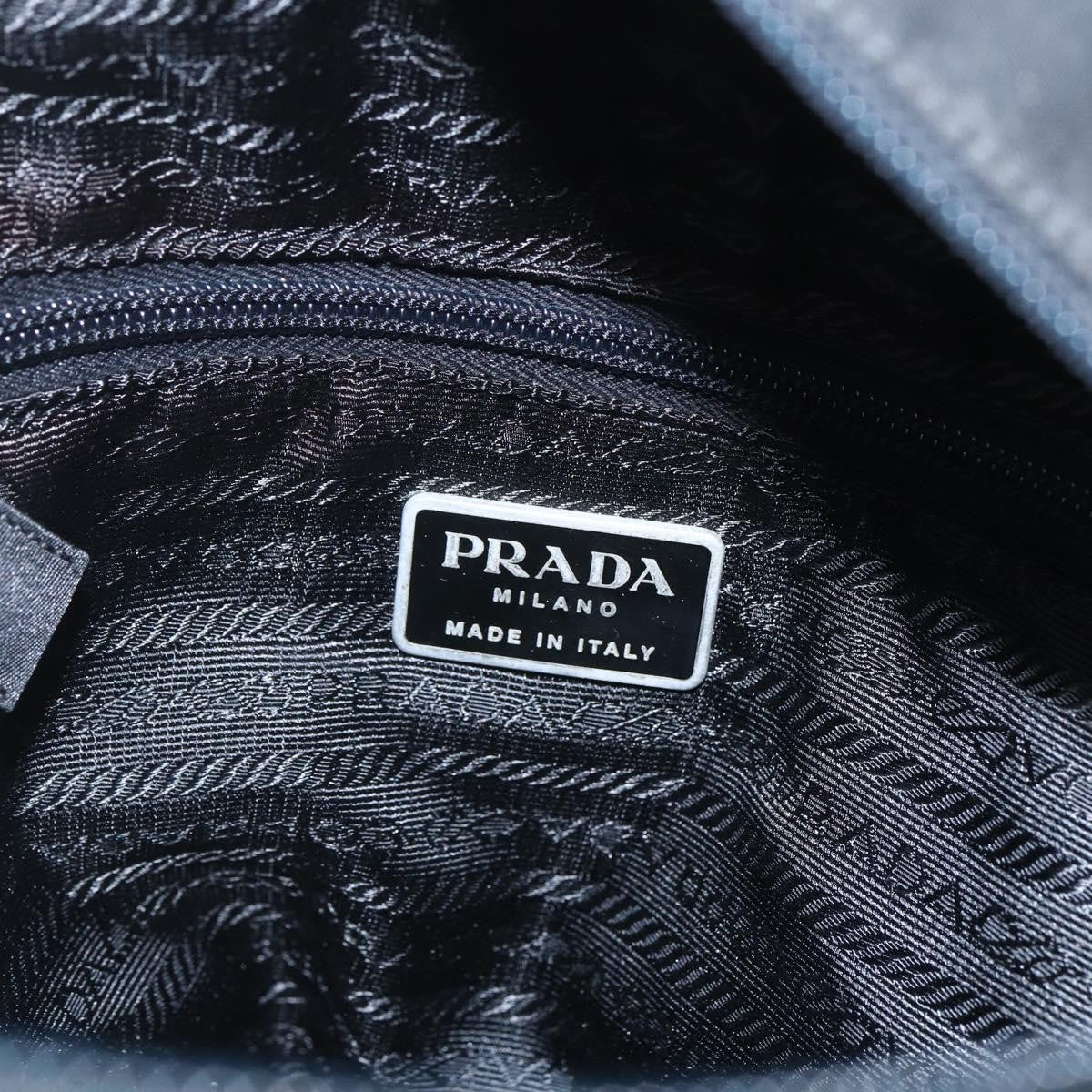 Prada Vintage Zip Tote Tessuto, BLACK, NYLON, Tote bag