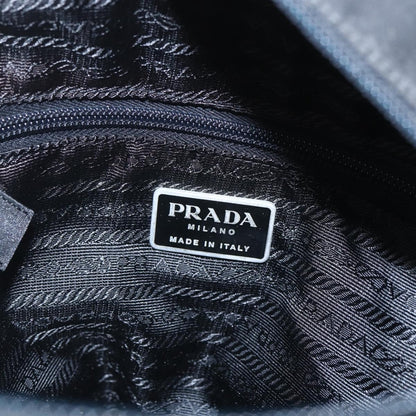 Prada Vintage Zip Tote Tessuto, BLACK, NYLON, Tote bag