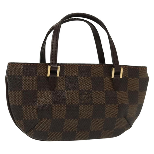 Louis Vuitton Manosque Pochette Damier, Brown, Canvas, Clutch