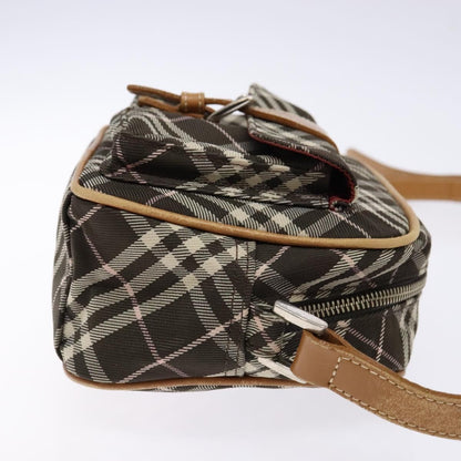 Burberry Nova Check Blue Label Canvas, BROWN, CANVAS, Shoulder bag