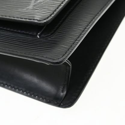 Louis Vuitton Monceau Handbag Epi Leather, Black, Leather, Handbag
