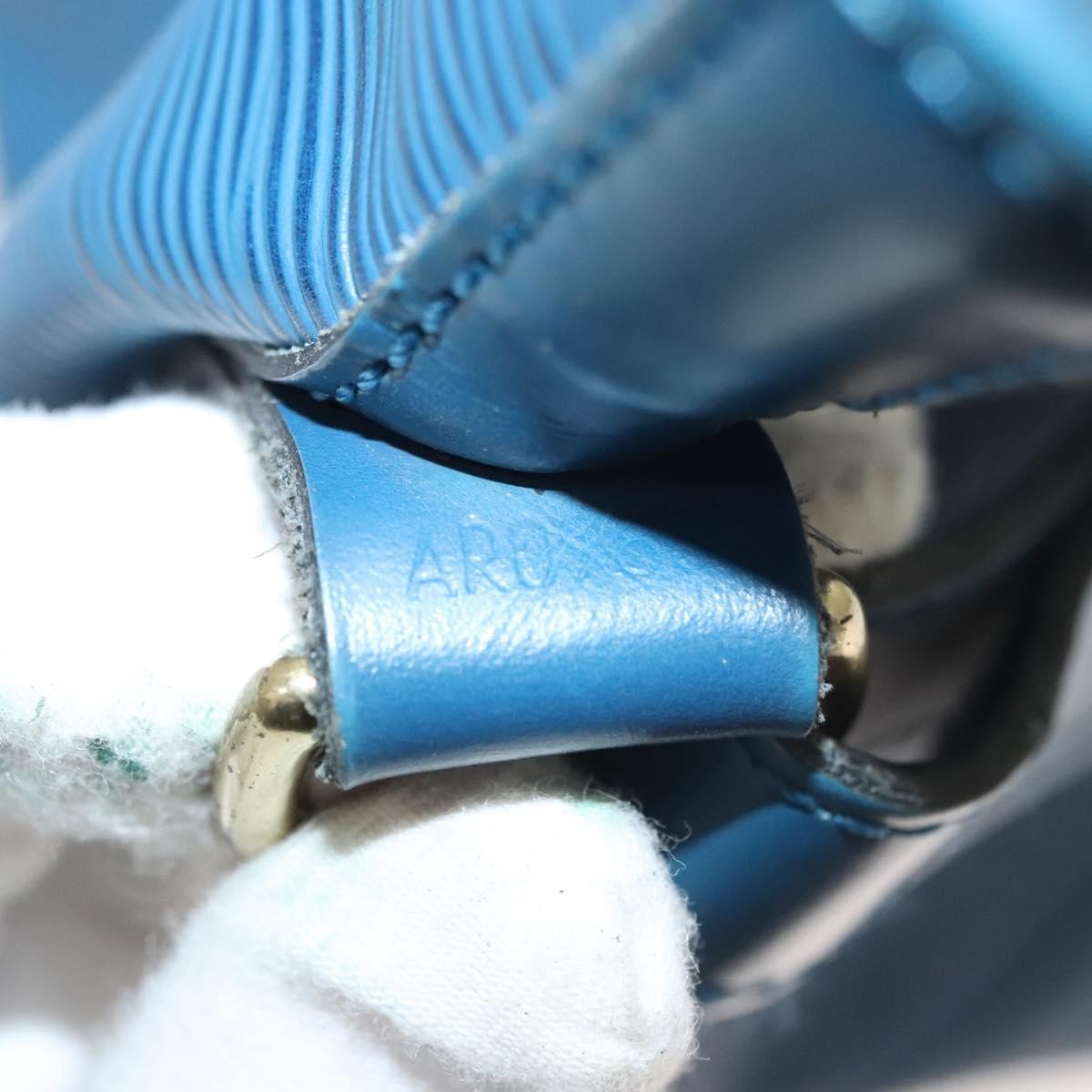 Louis Vuitton Noe Handbag Epi leather, BLUE, LEATHER, Handbag