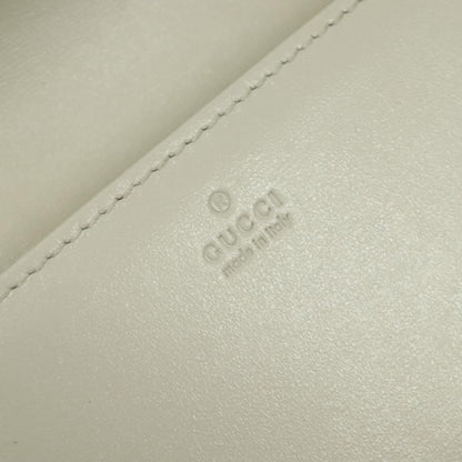 Gucci Horsebit 1955 Chain Wallet Leather, WHITE, LEATHER, Wallets
