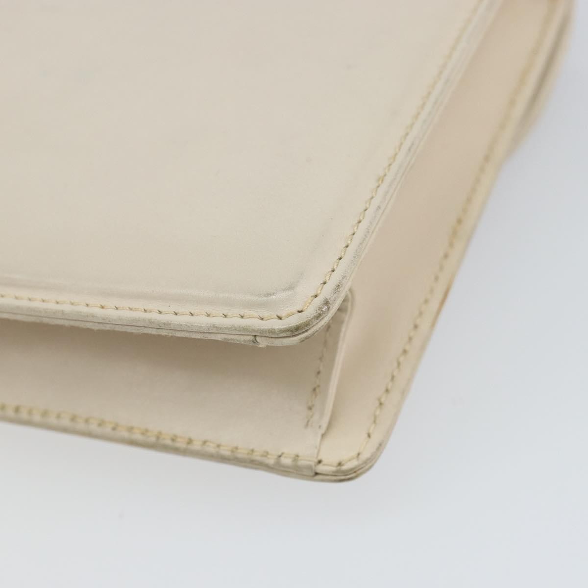 Gucci Vintage clutch Bag Leather, WHITE, LEATHER, Clutche & pouche