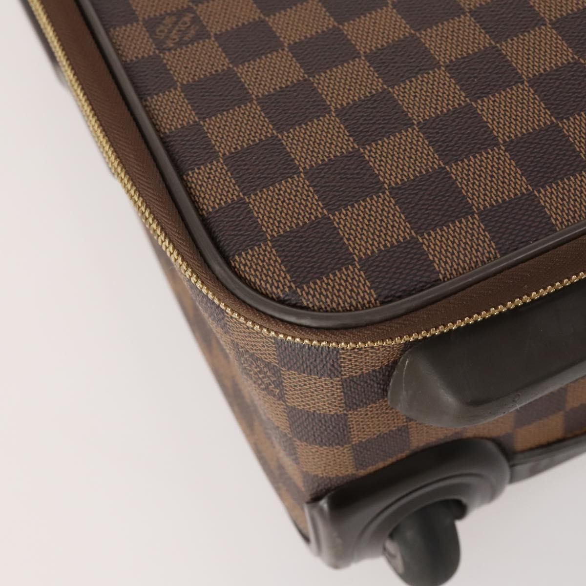 Louis Vuitton Pegase Luggage Damier, Brown, Canvas, Travel Bag