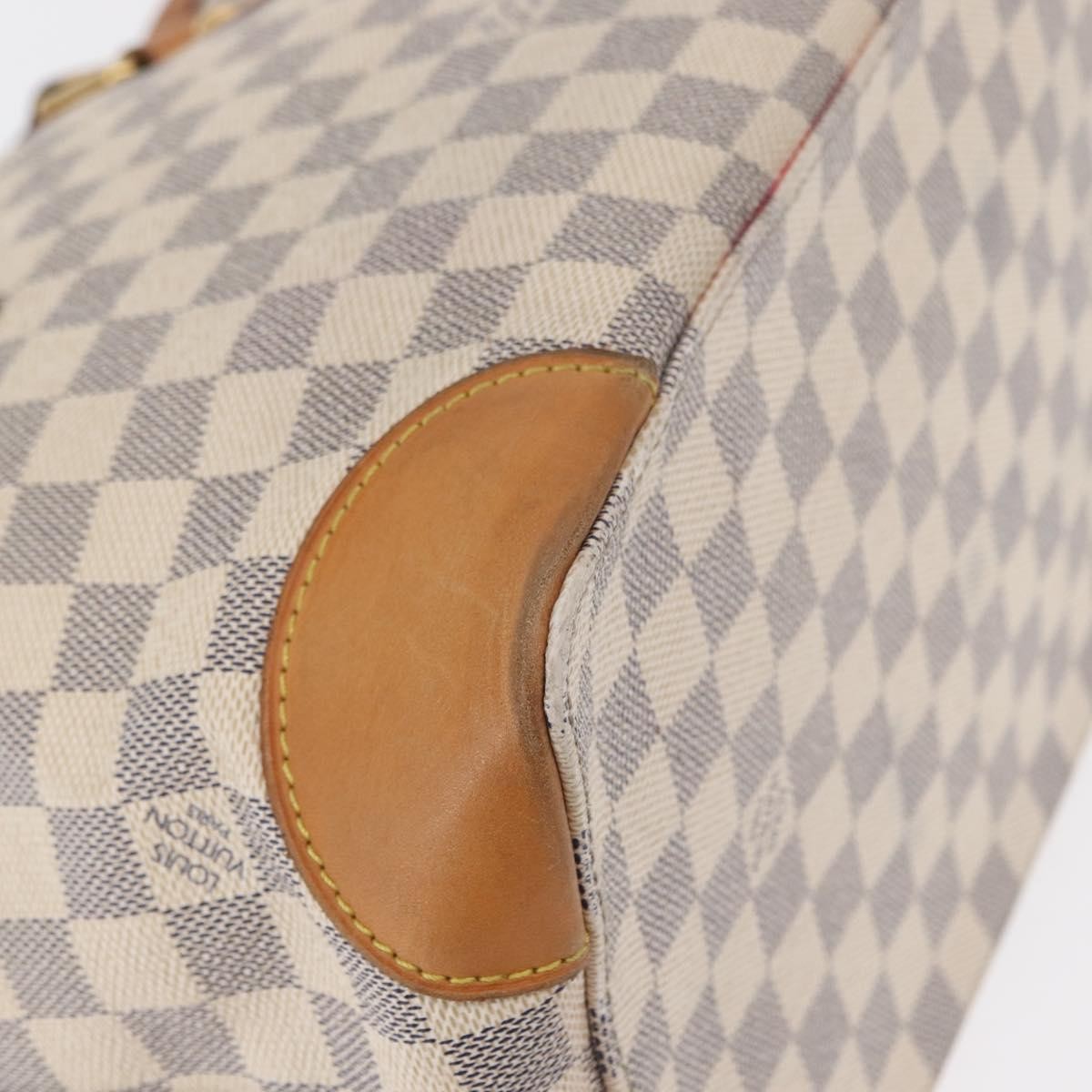 Louis Vuitton Hampstead Handbag Damier, WHITE, CANVAS, Tote bag