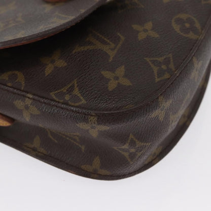 Louis Vuitton Saint Cloud Handbag Monogram Canvas, BROWN, CANVAS, Shoulder bag