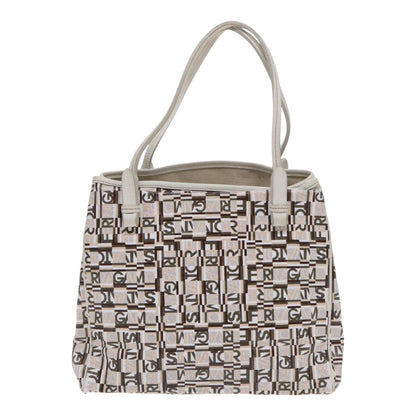 Salvatore Ferragamo Gancini Tote Leather, WHITE, LEATHER, Tote bag