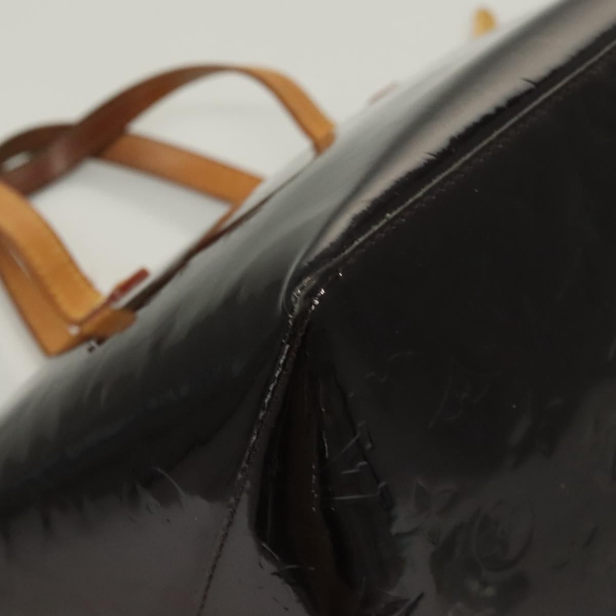 Louis Vuitton Bellevue Handbag Monogram Vernis, PURPLE, PATENT_LEATHER, Handbag