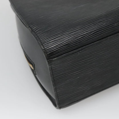 Louis Vuitton Pont Neuf Handbag Epi Leather, BLACK, LEATHER, Handbag