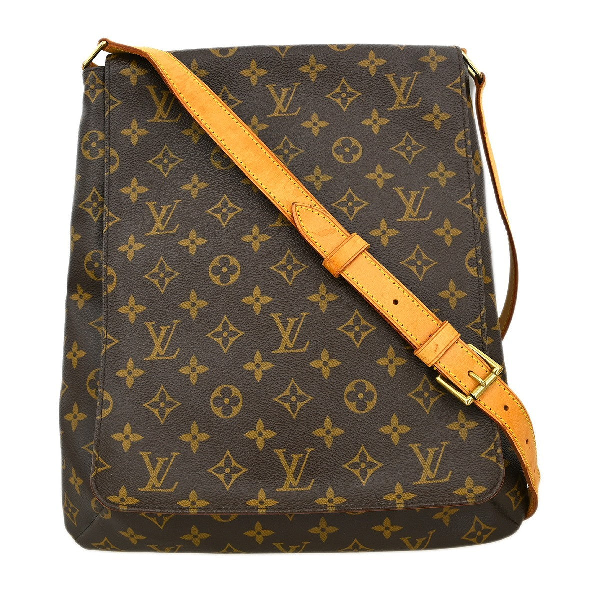 Louis Vuitton Musette Salsa Handbag Monogram Canvas, Brown, Canvas, Handbag