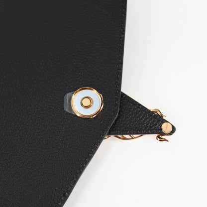 Versace Virtus Flap Messenger Bag Leather, BLACK, LEATHER, Crossbody bag