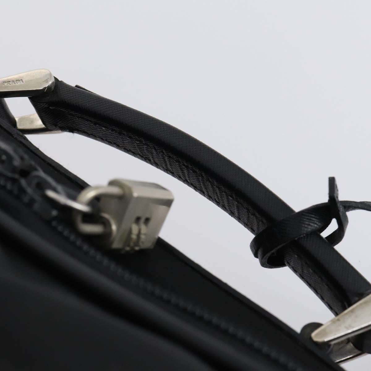 Prada Trunk Bag Nylon, BLACK, NYLON, Travel bag
