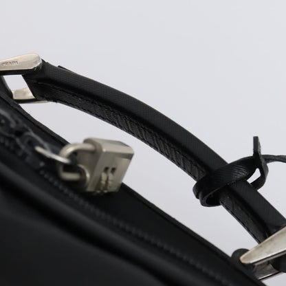 Prada Trunk Bag Nylon, BLACK, NYLON, Travel bag