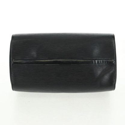 Louis Vuitton Speedy Handbag Epi Leather, BLACK, LEATHER, Handbag