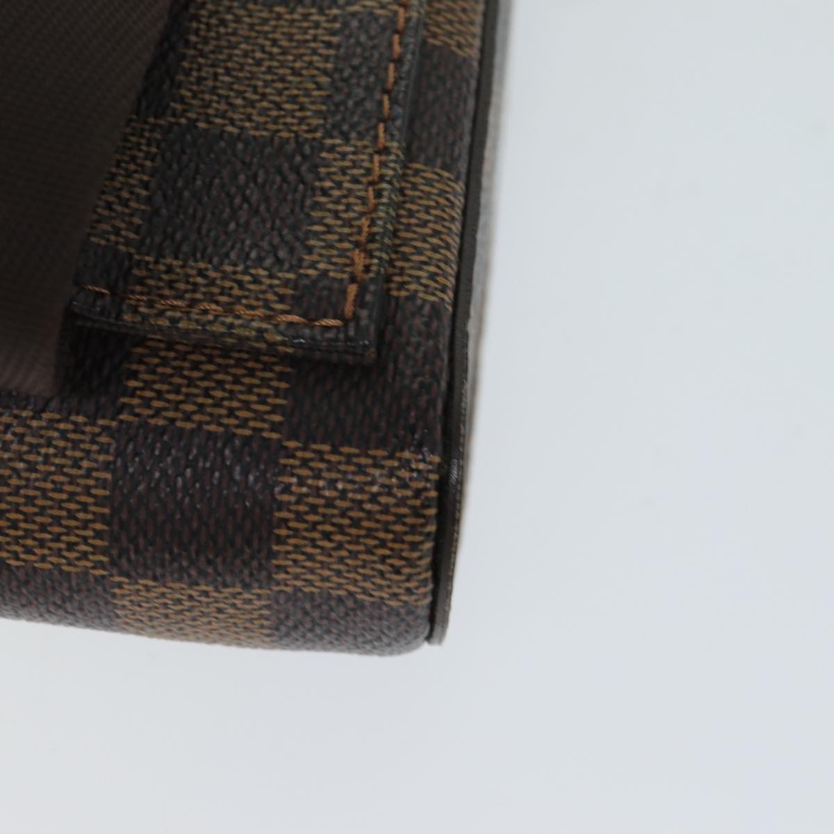 Louis Vuitton Geronimos Waist Bag Damier, BROWN, CANVAS, Travel bag