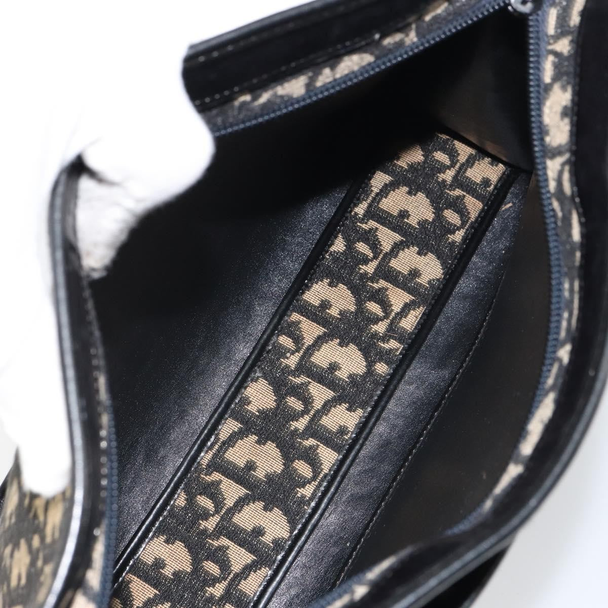 Christian Dior Trotter shoulder bag Canvas, NAVY, CANVAS, Shoulder bag