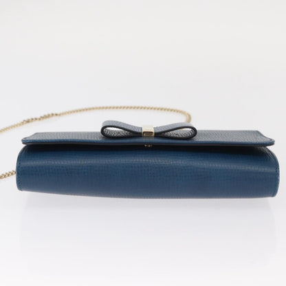 Chloe Vintage Shoulder Bag Leather, Blue, Leather, Shoulder Bag