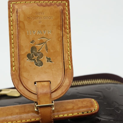 Louis Vuitton Pegase Luggage Monogram Vernis, BROWN, PATENT_LEATHER, Travel bag