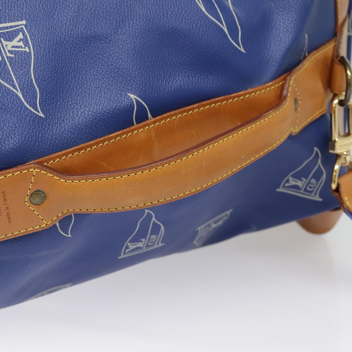 Louis Vuitton Cup Sac Marin Bandouliere Bag Coated Canvas, BLUE, PVC, Shoulder bag
