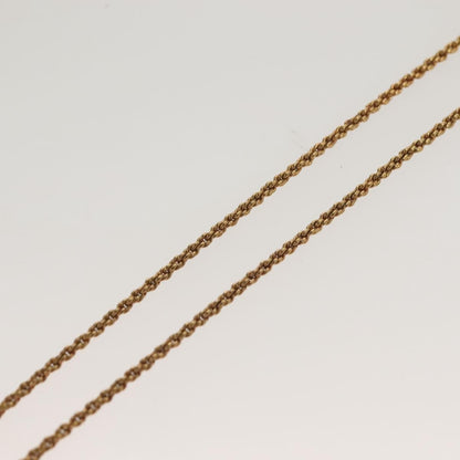 Christian Dior Vintage Dior Logo Necklace Metal, GOLD, METAL, Necklace