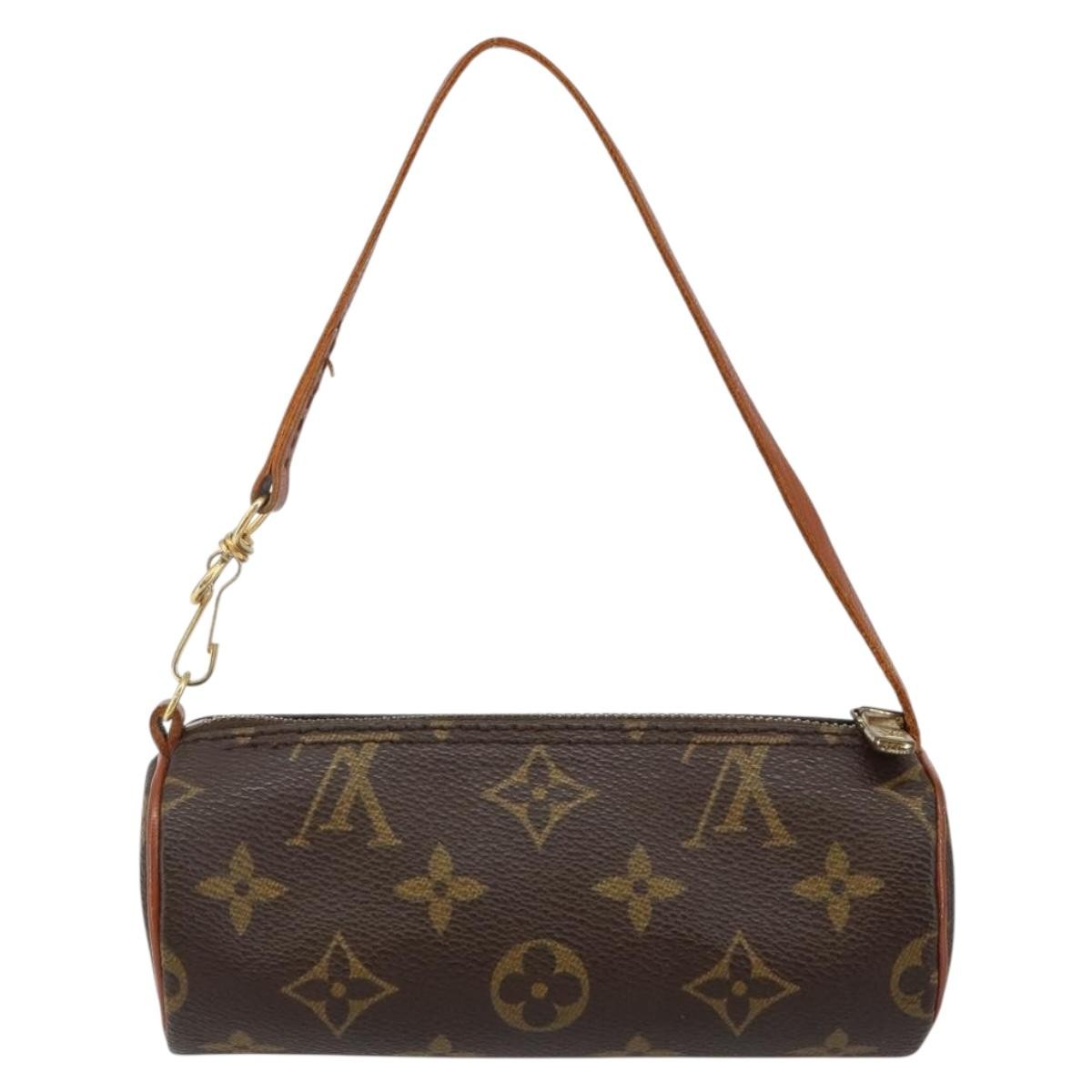 Louis Vuitton Papillon Pochette Monogram Canvas, BROWN, CANVAS, Handbag