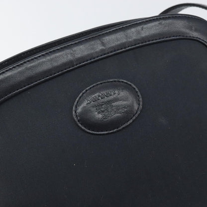 Burberry Vintage Shoulder Bag Leather, NAVY, LEATHER, Shoulder bag