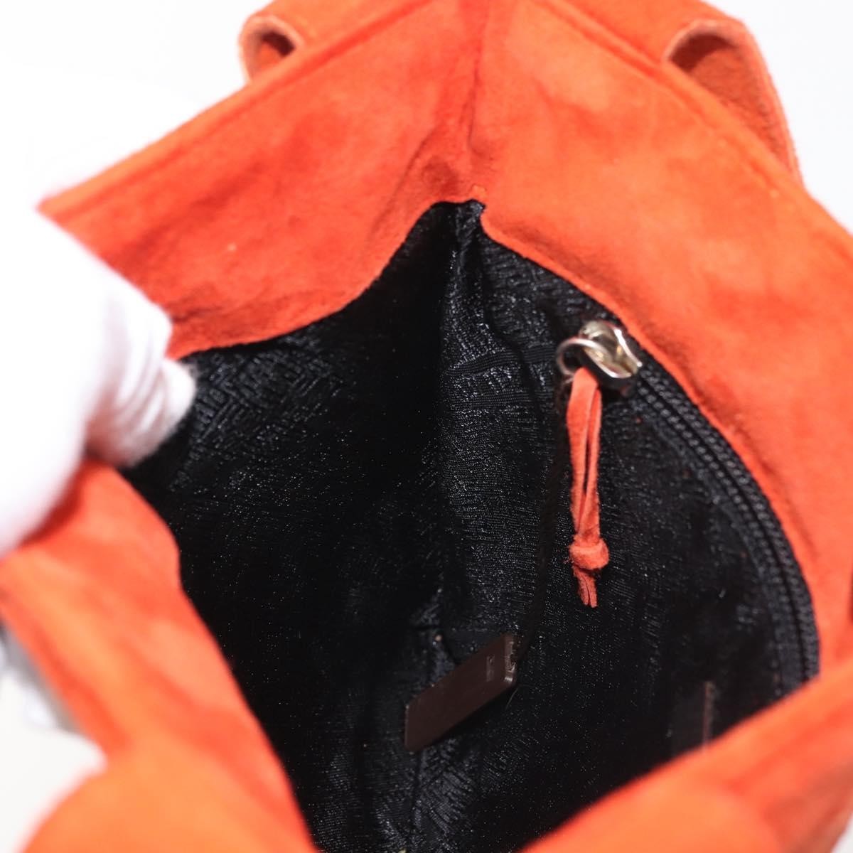 Bottega Veneta Hobo Suede, ORANGE, SUEDE, Handbag