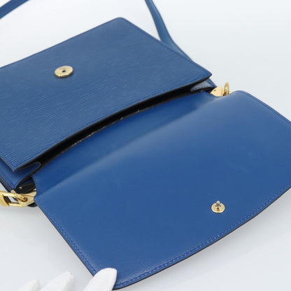 Louis Vuitton Grenelle Shoulder Bag Epi Leather, Blue, Leather, Shoulder Bag