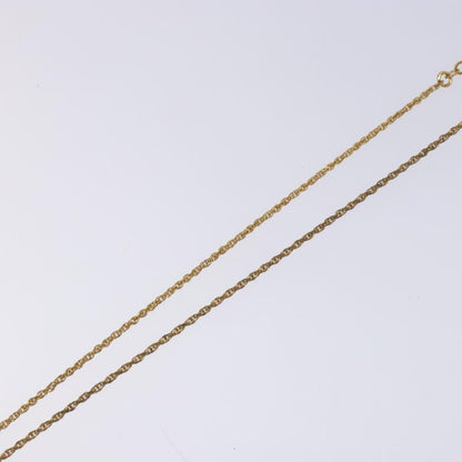 Christian Dior CD Round Pendant Necklace Metal, GOLD, METAL, Necklace