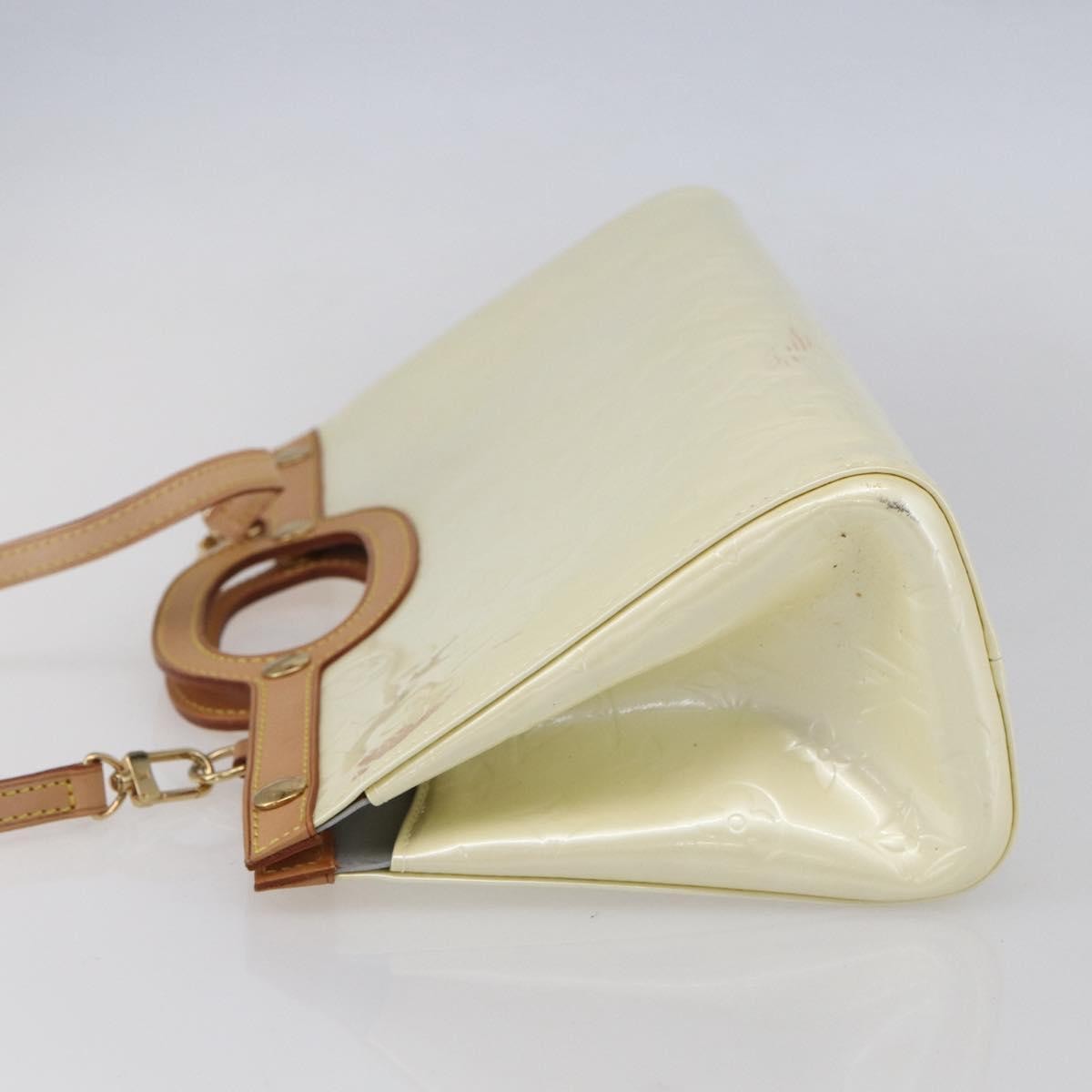 Louis Vuitton Roxbury Drive Handbag Monogram Vernis, BEIGE, PATENT_LEATHER, Handbag