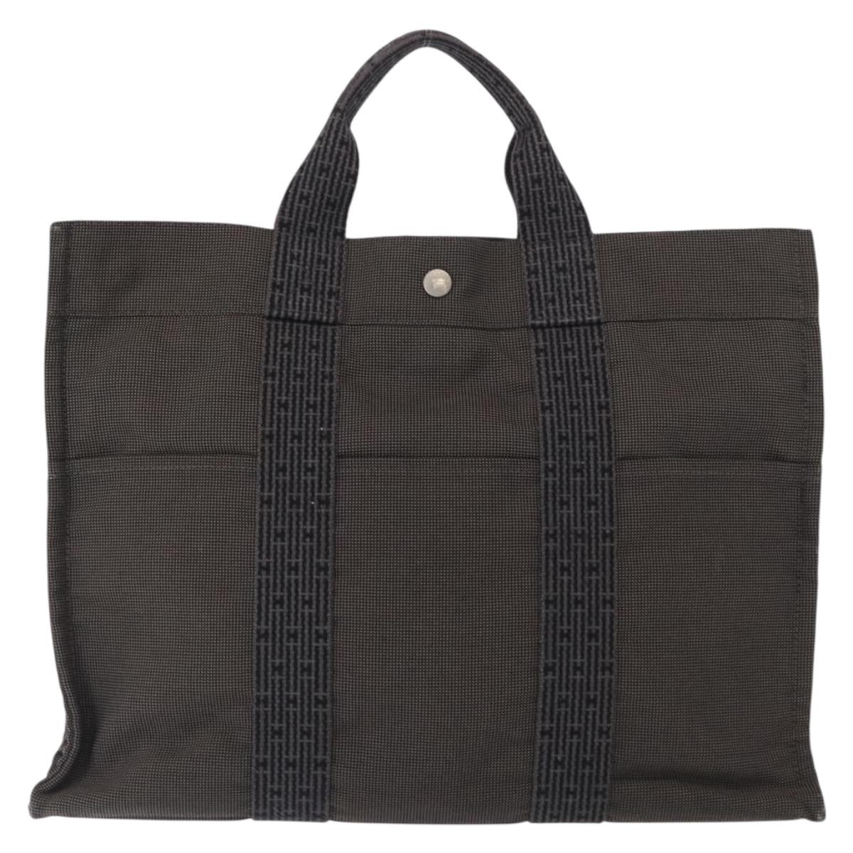 Hermes Fourre-tout Herline Fourre-tout Herline, GRAY, CANVAS, Tote bag