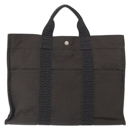 Hermes Fourre-tout Herline Fourre-tout Herline, GRAY, CANVAS, Tote bag