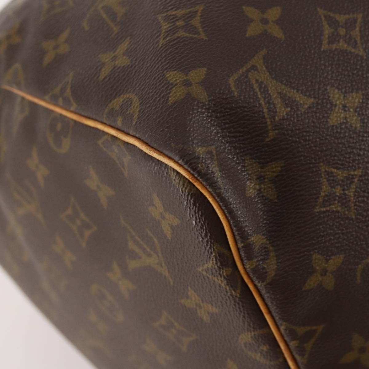 Louis Vuitton Keepall Bag Monogram Canvas, BROWN, CANVAS, Travel bag