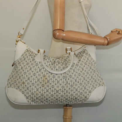 Louis Vuitton Marina Handbag Mini Lin Croisette, BEIGE, CANVAS, Handbag