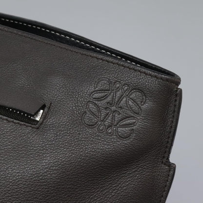 Loewe Anton Sling Bag Leather, Gray, Leather, Backpack