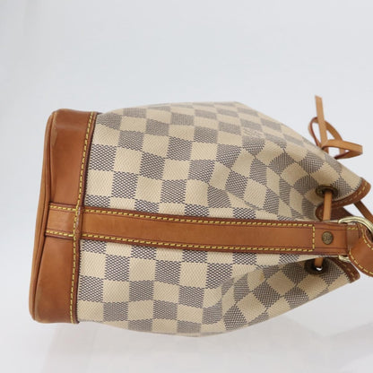 Louis Vuitton Noe Handbag Damier, Beige, Canvas, Shoulder Bag