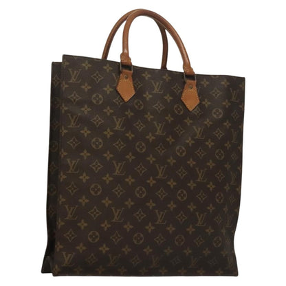 Louis Vuitton Sac Plat Bag Monogram Canvas, BROWN, CANVAS, Handbag