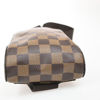 Louis Vuitton Geronimos Waist Bag Damier, BROWN, CANVAS, Travel bag